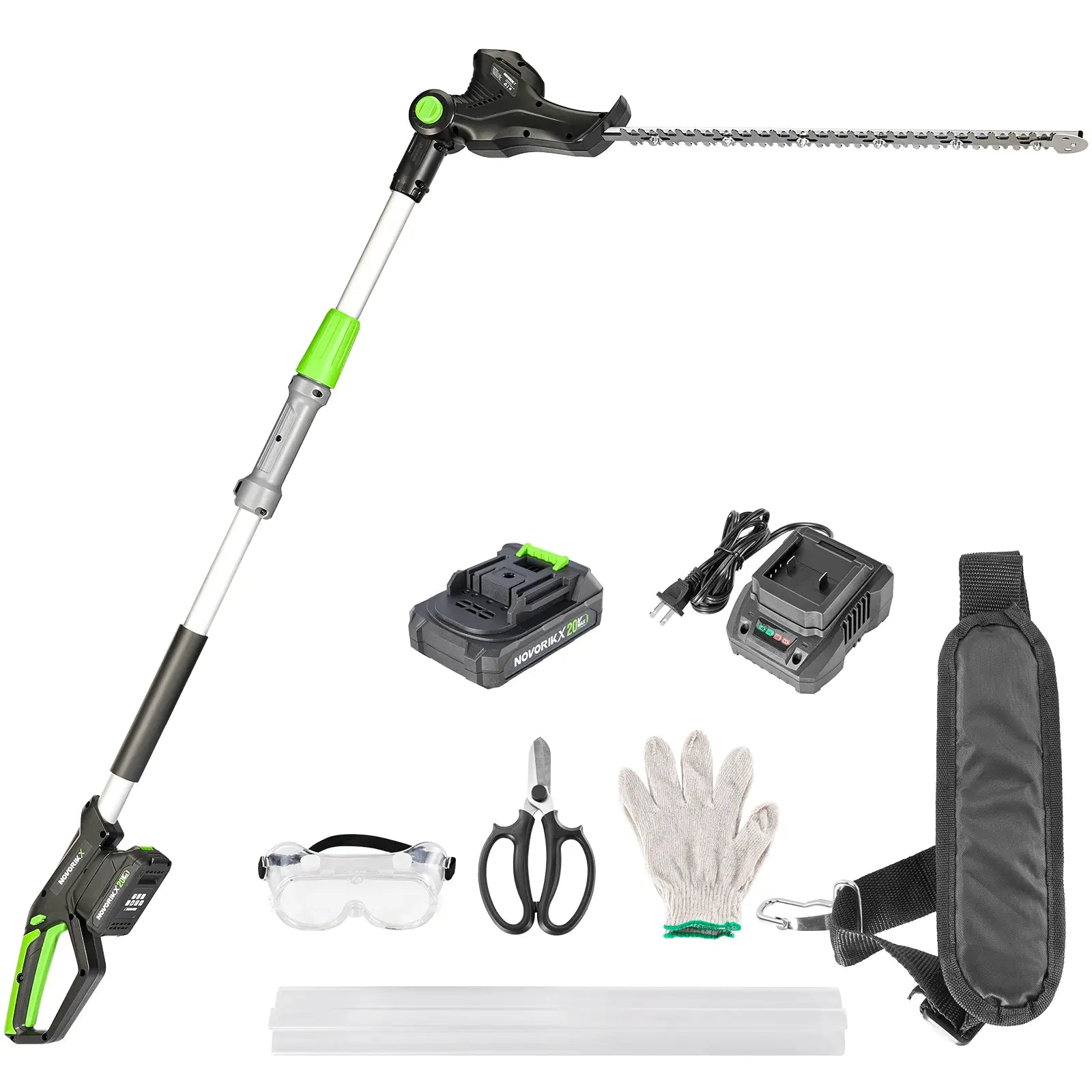 20V Cordless Pole Hedge Trimmer  NovorikX